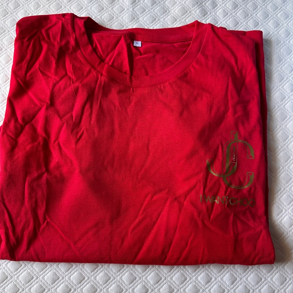 New Authentic Jimmy choo t shirt Size XL